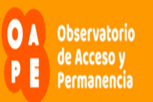 Logo color naranja del Observatorio de Acceso y Permanencia Escolar