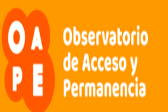 Logo color naranja del Observatorio de Acceso y Permanencia Escolar